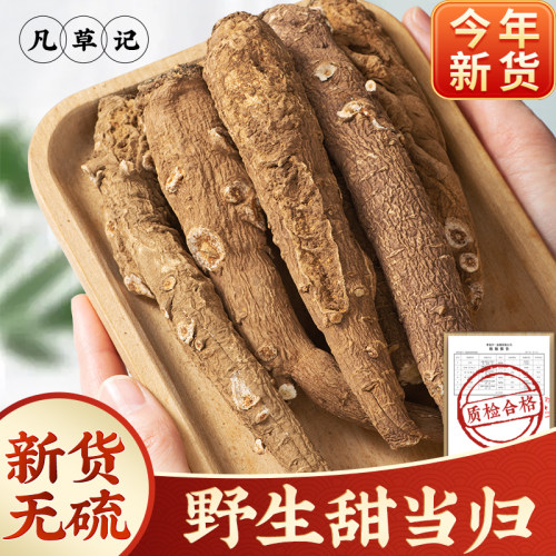 甜当归中药材大凉山高原干货