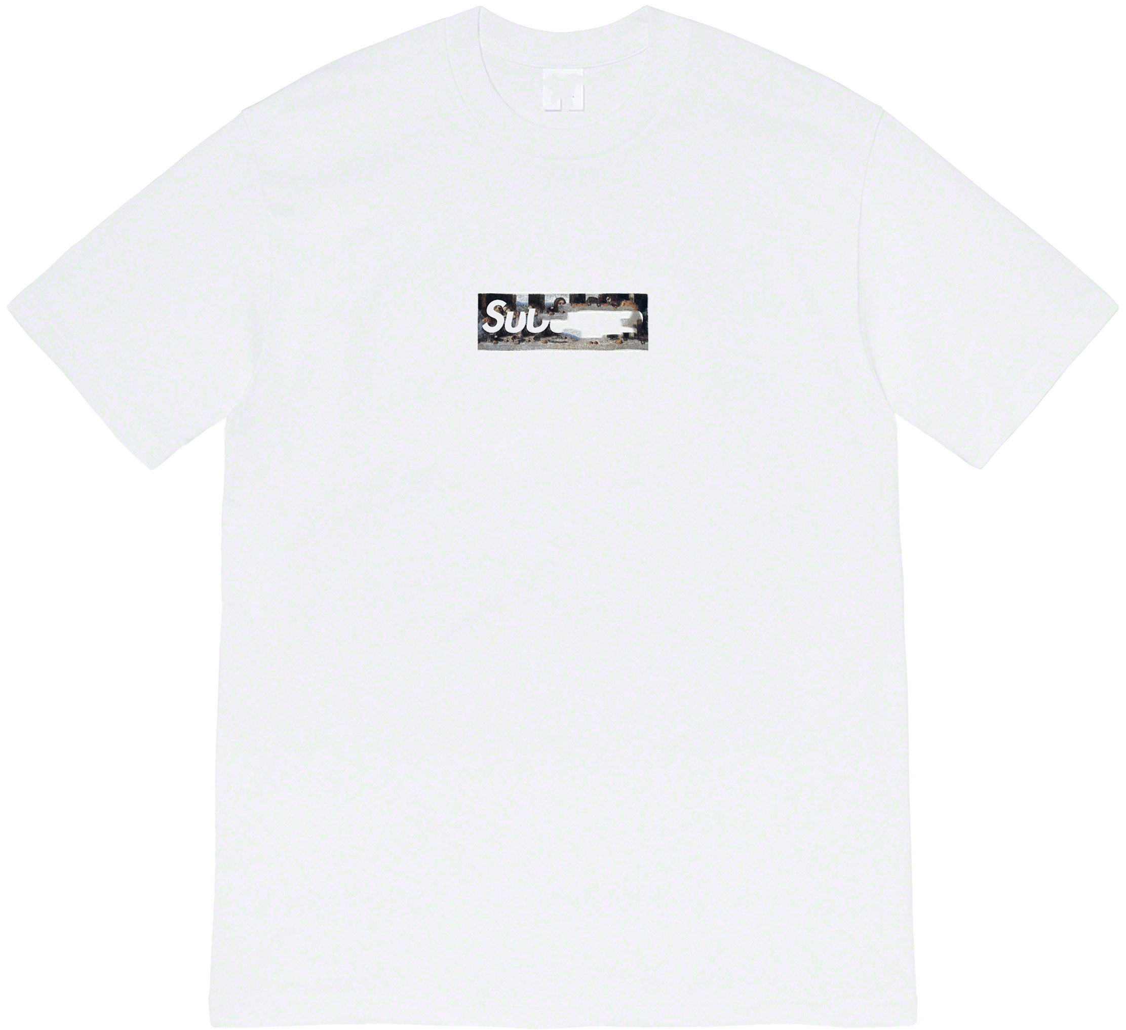 thumbnail for 21SS Milan BOX Tee 米兰开业限定最后的晚餐LOGO短袖T恤纯棉半袖