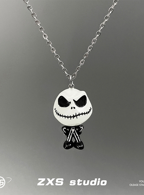 ZXS暗黑杰克卡通INS潮流项链