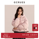 面包服外套 GCRUES商场同款 休闲连帽泡芙羽绒服女冬季 G09D09A2362