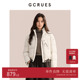 GCRUES商场同款 立领羽绒服女冬季 撞色拼接面包服外套G09D09A0562