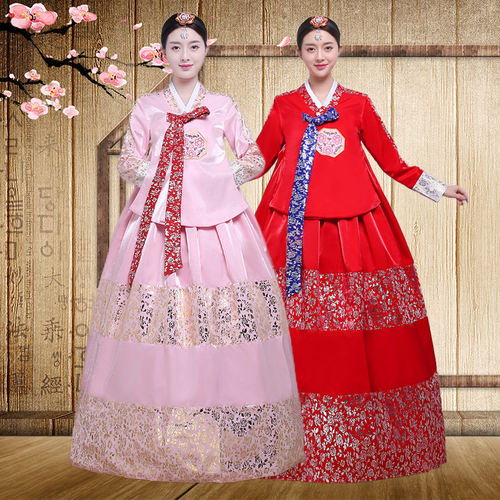 朝鲜服装结婚礼服大长今韩服古装