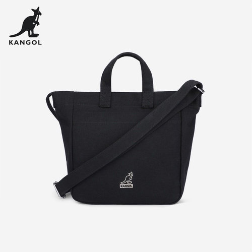 kangol帆布百搭饺子包