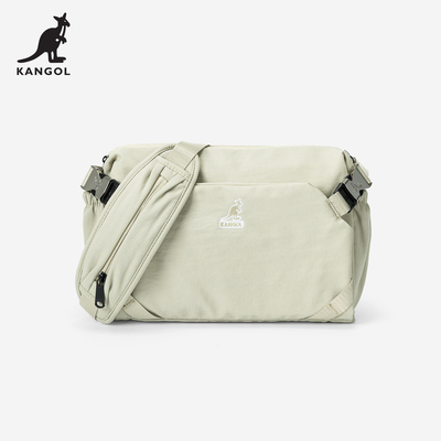KANGOL轻便邮差包新款简约布包大容量单肩包男女通用时尚斜挎包包