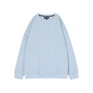 KANGOL情侣卫衣女秋冬加绒宽松bf慵懒风ins字母印花中长款上衣潮