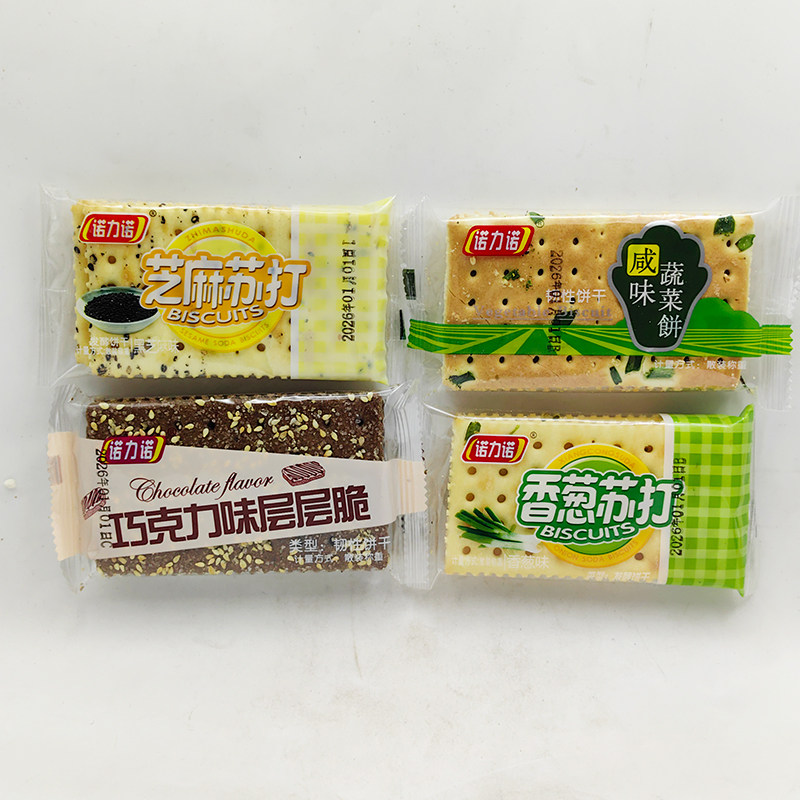 诺力诺香葱苏打饼干芝麻苏打饼干