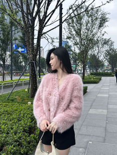 2024冬季新款气质年轻款仿狐狸毛皮草外套女毛毛绒洋气高级感大衣