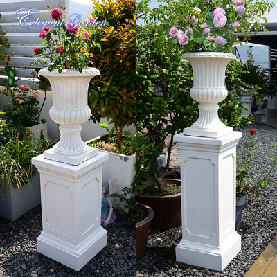 花园罗马柱高脚花盆婚庆展示台