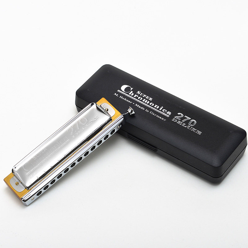 德国原产进口 HOHNER 270Deluxe 12孔木格 270D豪华版 半音阶口琴