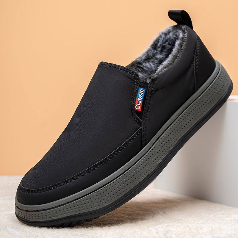 棉鞋男冬季加绒加厚保暖防水棉靴软底防滑爸爸鞋一脚蹬上班工作鞋,流行男鞋,棉鞋,淘宝优惠券,粉丝福利购,淘宝优惠卷