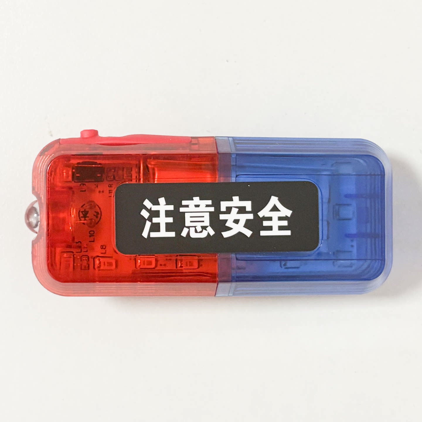 红蓝爆闪LED肩夹灯爆夹式肩灯