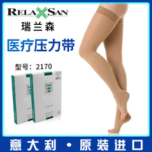 瑞兰森意大利进口弹力袜静脉曲张医用型男女二级长筒防血栓术后