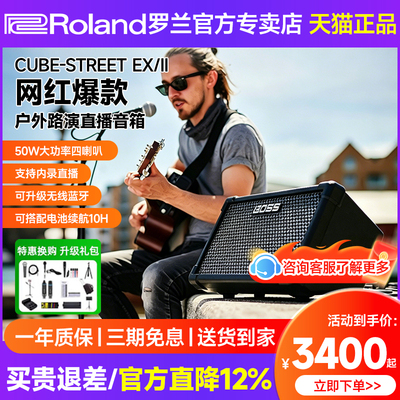 罗兰音箱EX户外便携直播吉他弹唱