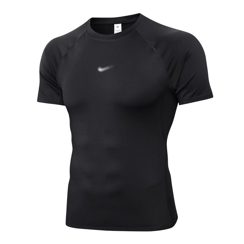 thumbnail for Pro High-Elastic Sports Compression Clothing for Men, Long-Sleeve and Short-Sleeve Quick-Dry T-Shirts for Running, Fitness, Basketball Training, and Sleeveless Base Layer