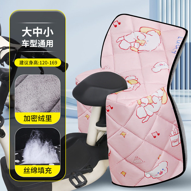 电动车挡风被电瓶车儿童后座保暖