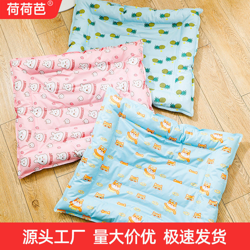 夏季宠物冰垫狗猫咪降温卡通凝胶冰窝透气清凉垫宠物用品厂家直销