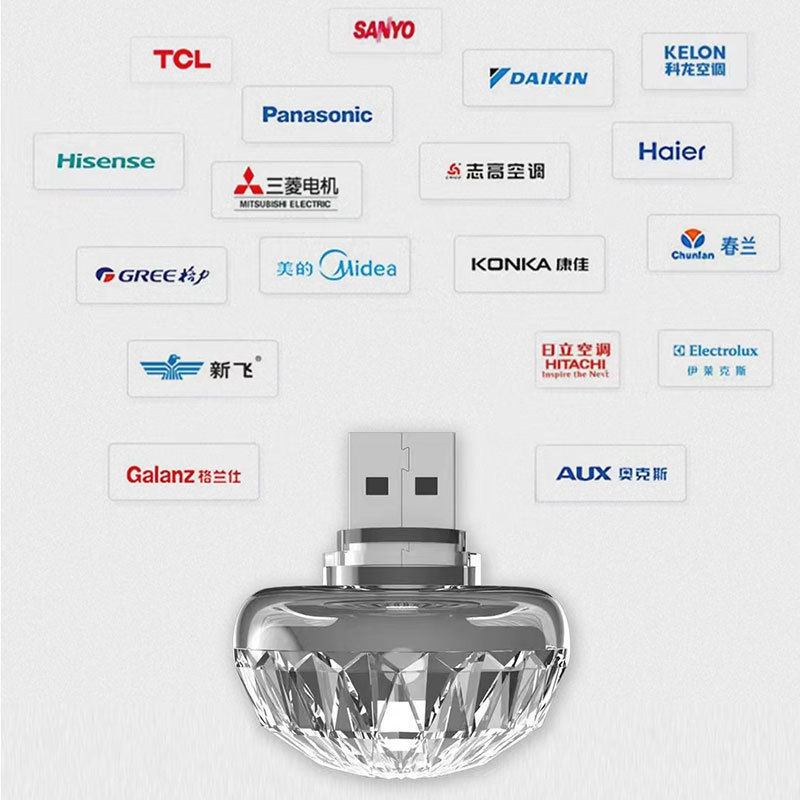 蘑菇小夜灯空调伴侣新款USB灯智能语音灯AI智能语音声控控制灯
