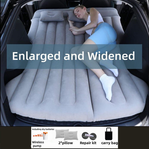 Car Air Mattress Thickened Flocking Travel Camping bed,SUV