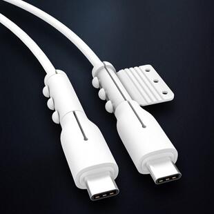 适用安卓苹果华为VIVO小米OPPO数据线保护套iPhone充电器硅胶防断