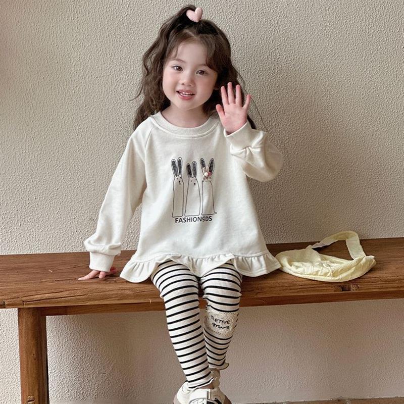 德国品质女童上衣春秋2025新款春装衣服儿童韩版裤子女卫衣洋气宝