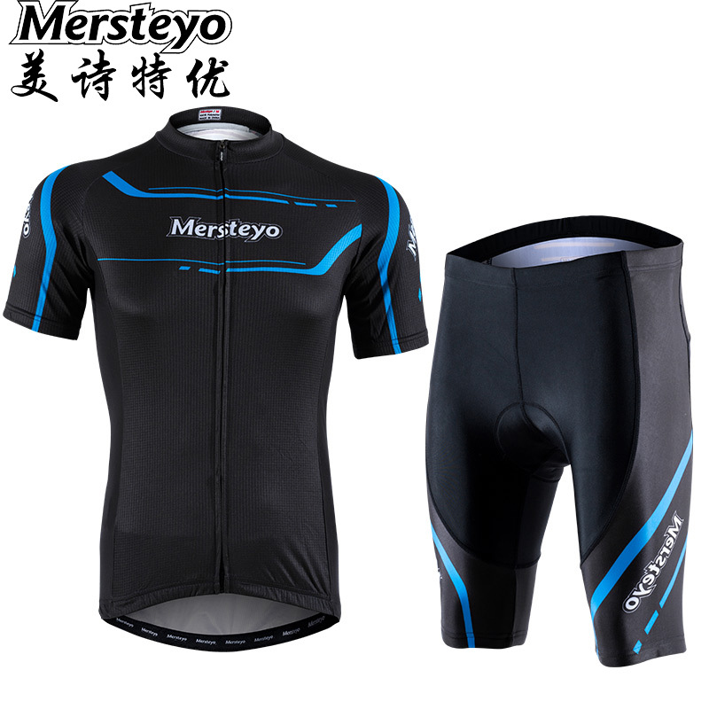 mersteyo/美诗特优男夏季骑行服短袖套装自行车骑行衣服短裤定制 自行车/骑行装备/零配件 骑行服 原图主图