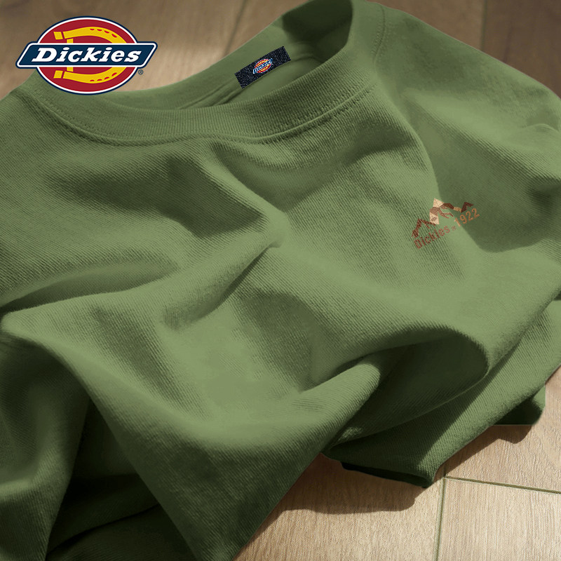 Dickies短袖t恤男生青少年夏季纯棉重磅上衣休闲潮流时尚男士半袖