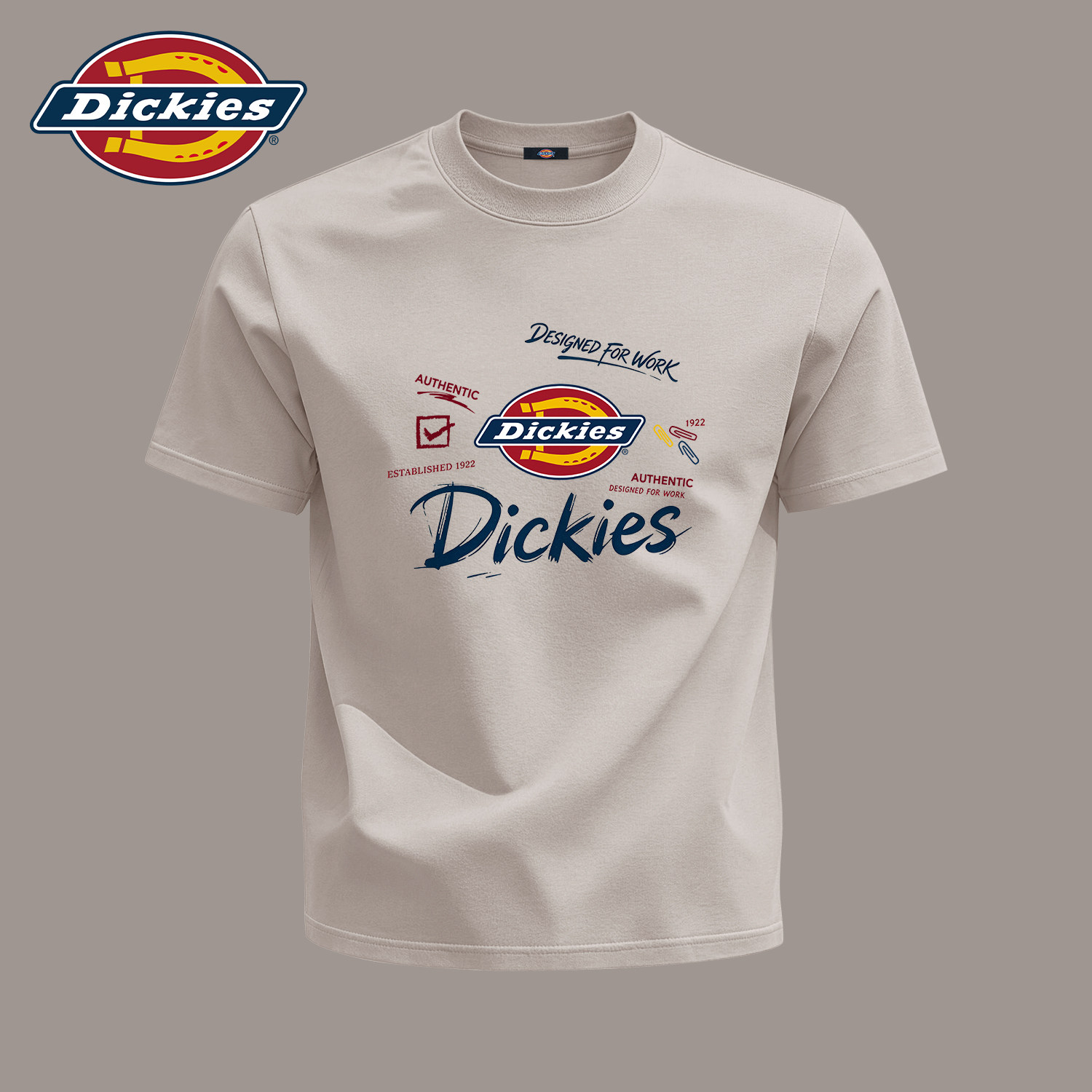 Dickies美式纯棉短袖T恤男款青少年2026夏季新款上衣休闲夏装衣服