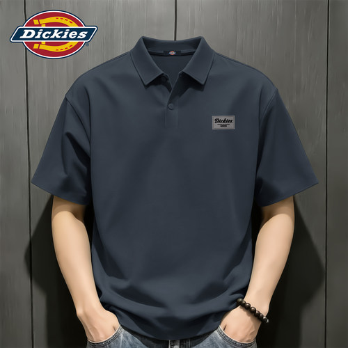 Dickies男士短袖POLO衫夏季冰感凉感速干衣服男款青少年衬衣T恤男