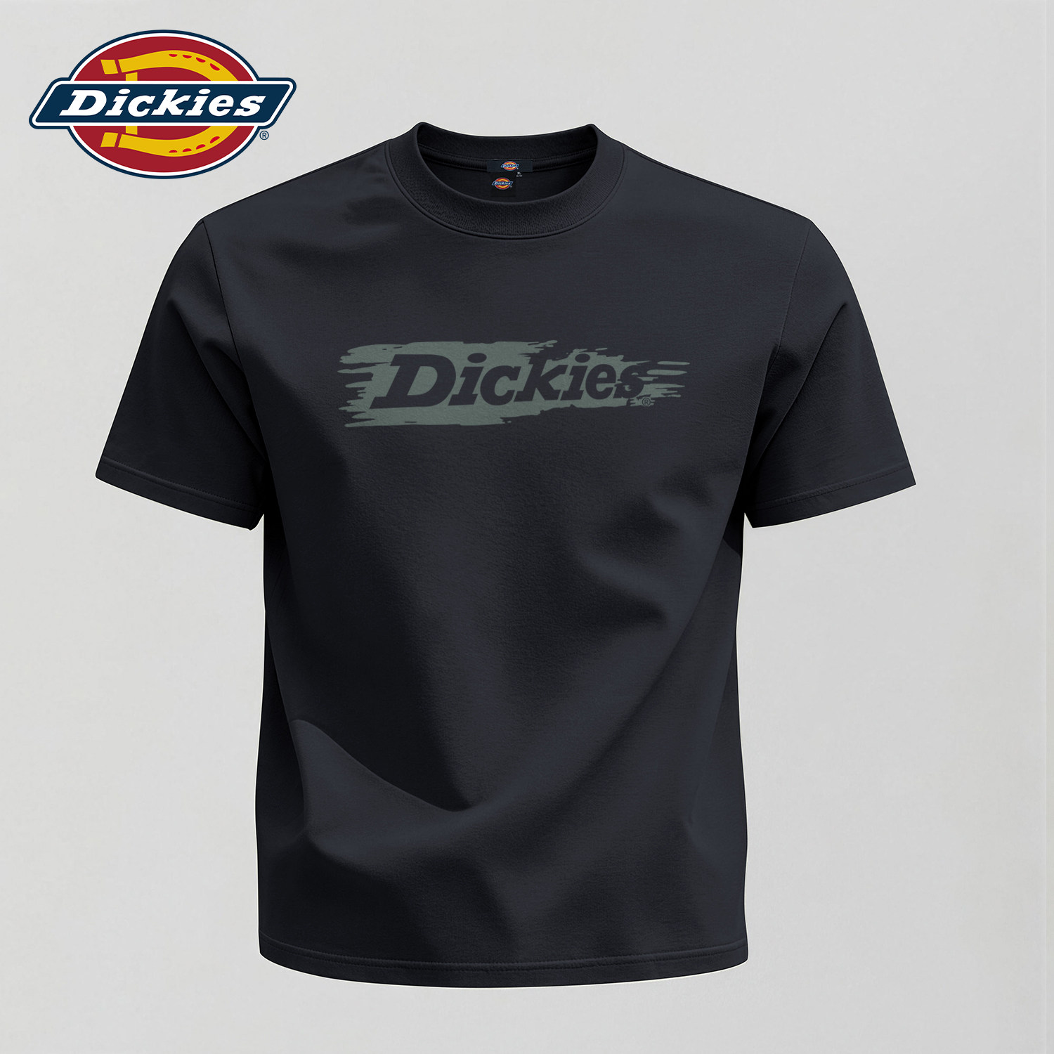 Dickies纯棉短袖T恤男2026夏季新款LOGO印花宽松透气百搭潮流上衣