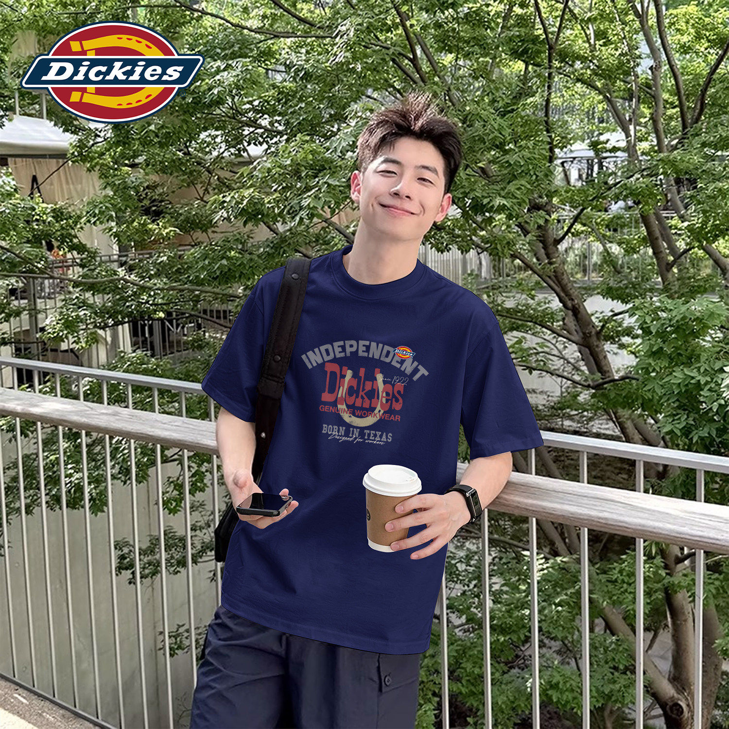 Dickies纯棉短袖T恤男款大码圆领