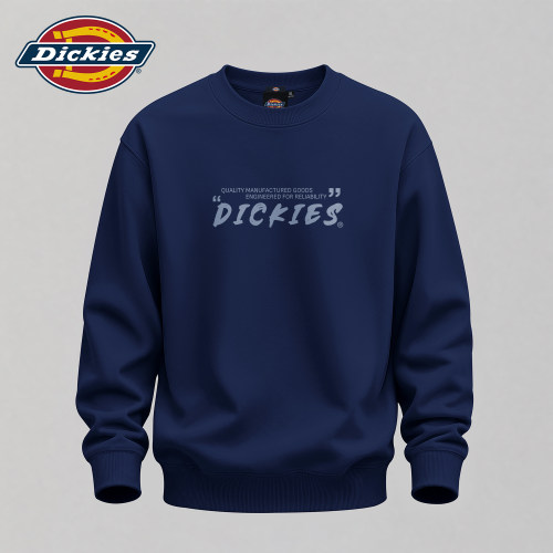 Dickies美式圆领卫衣男士藏青色早秋上衣穿搭ootd男通勤休闲衣服