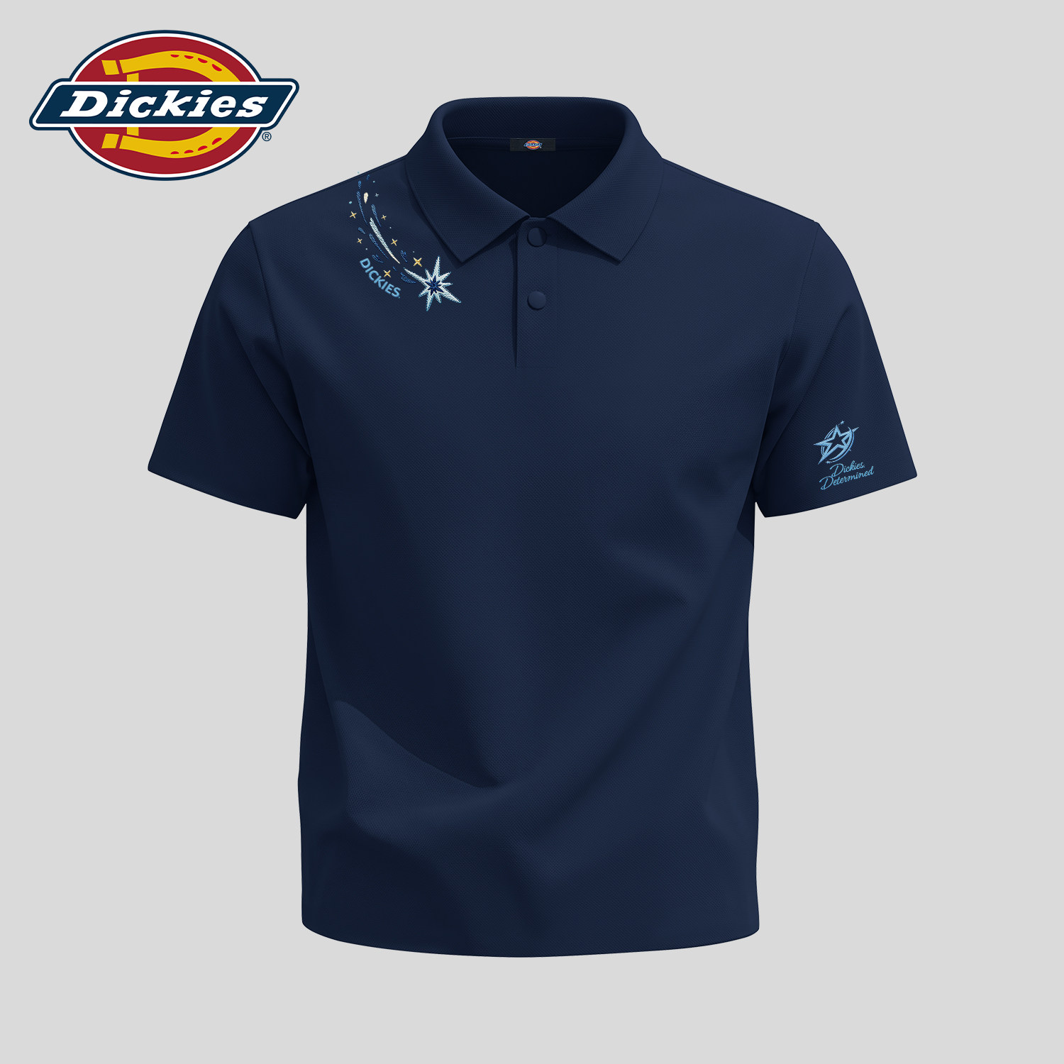 Dickies男士POLO衫冰丝凉感速干上衣商务男款半袖t恤青少年衣服夏
