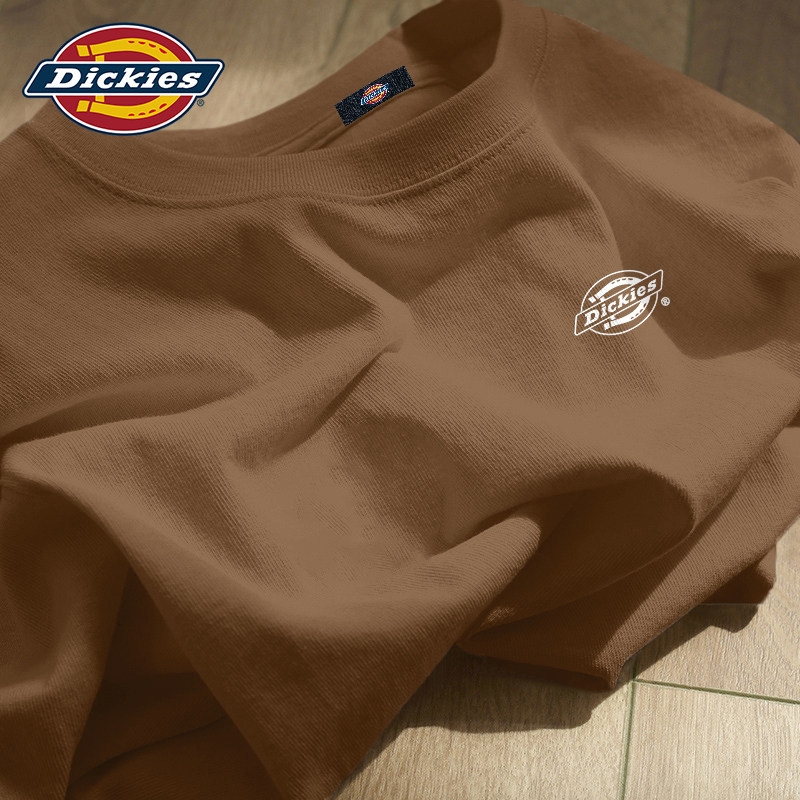 Dickies短袖T恤男款2026夏季新款纯棉宽松上衣潮牌印花半袖男衣服