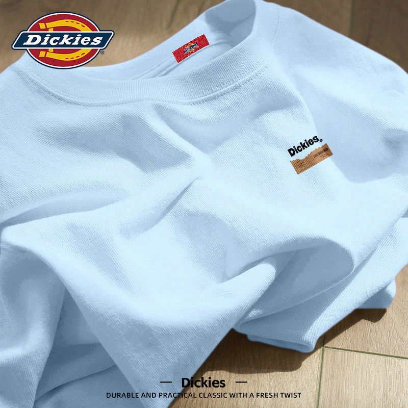 Dickies男款短袖T恤纯棉百搭夏装衣服2026新款男装半袖学生上衣男