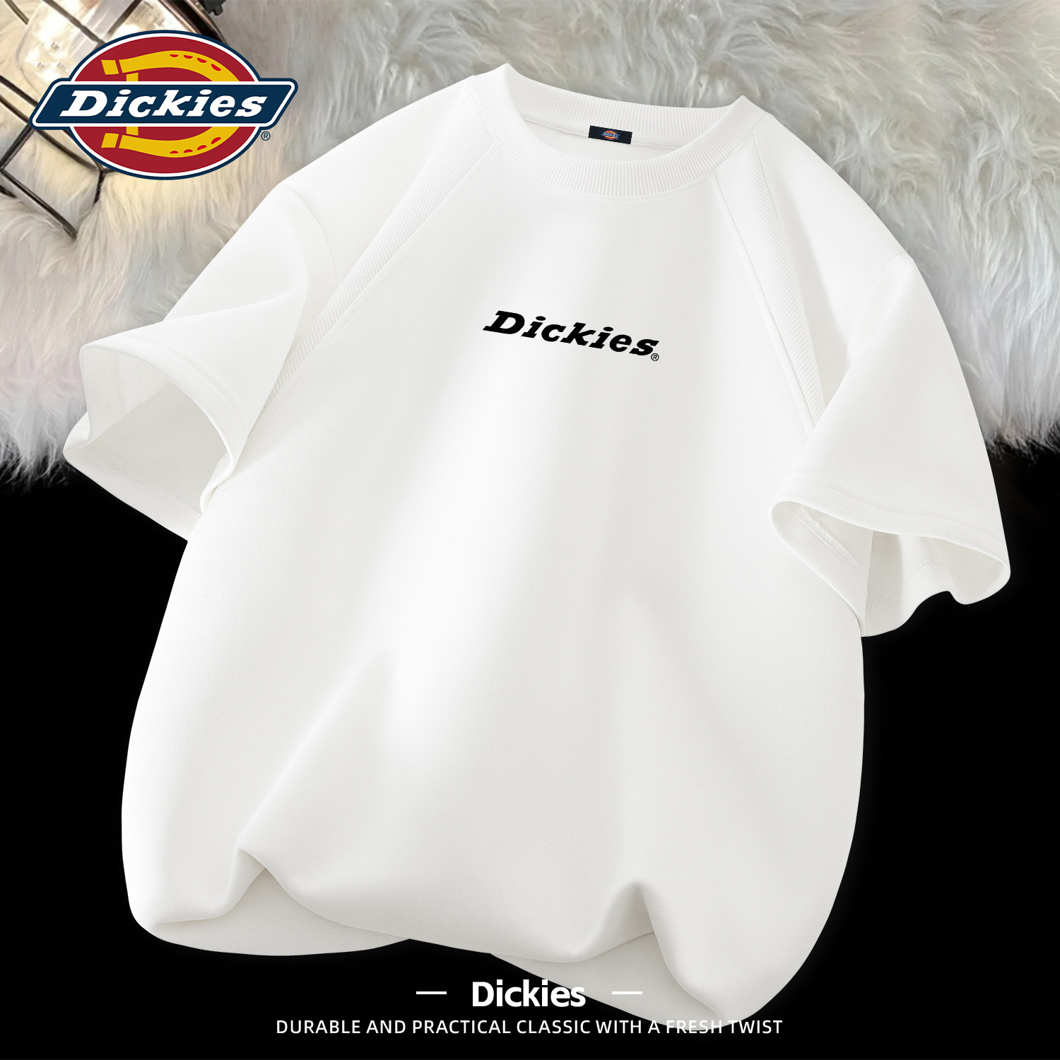 Dickies解构款T恤男生2026新款