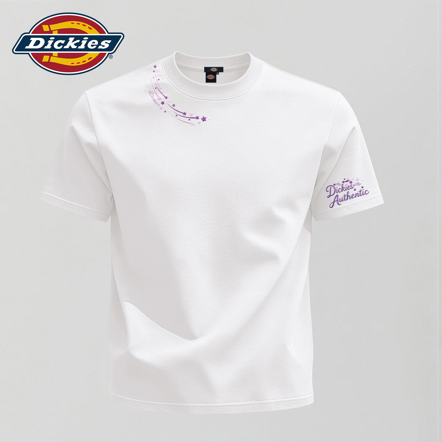 Dickies潮牌短袖T恤男夏季宽松透气纯棉印花圆领透气休闲百搭上衣