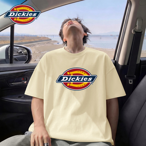 Dickies短袖T恤男纯棉重磅青少年美式潮牌男装休闲学生半袖上衣男