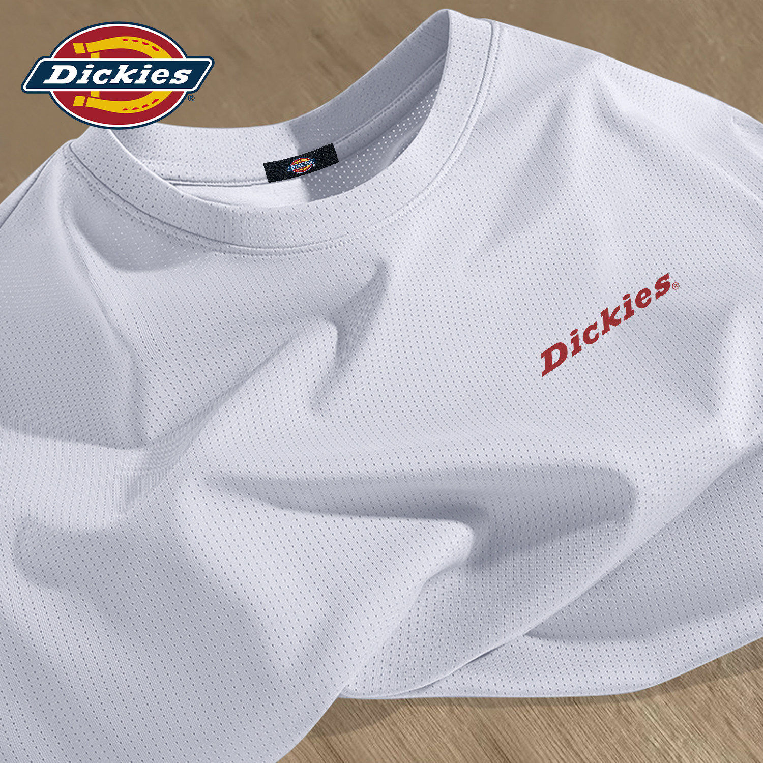 Dickies短袖T恤男款速干冰丝凉感薄款夏季上衣2026新款半袖衣服男