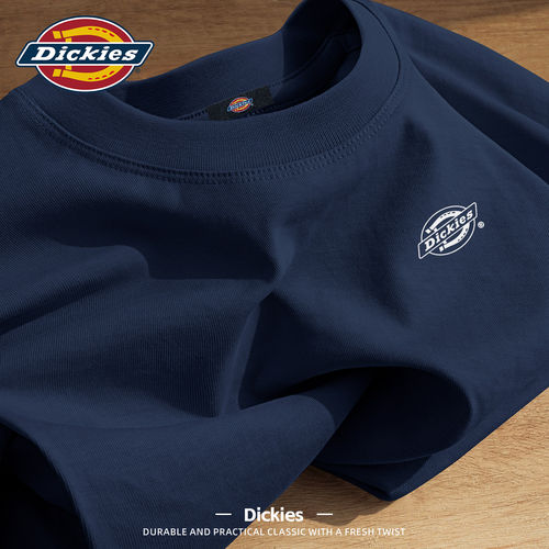 Dickies藏青色纯棉短袖T恤
