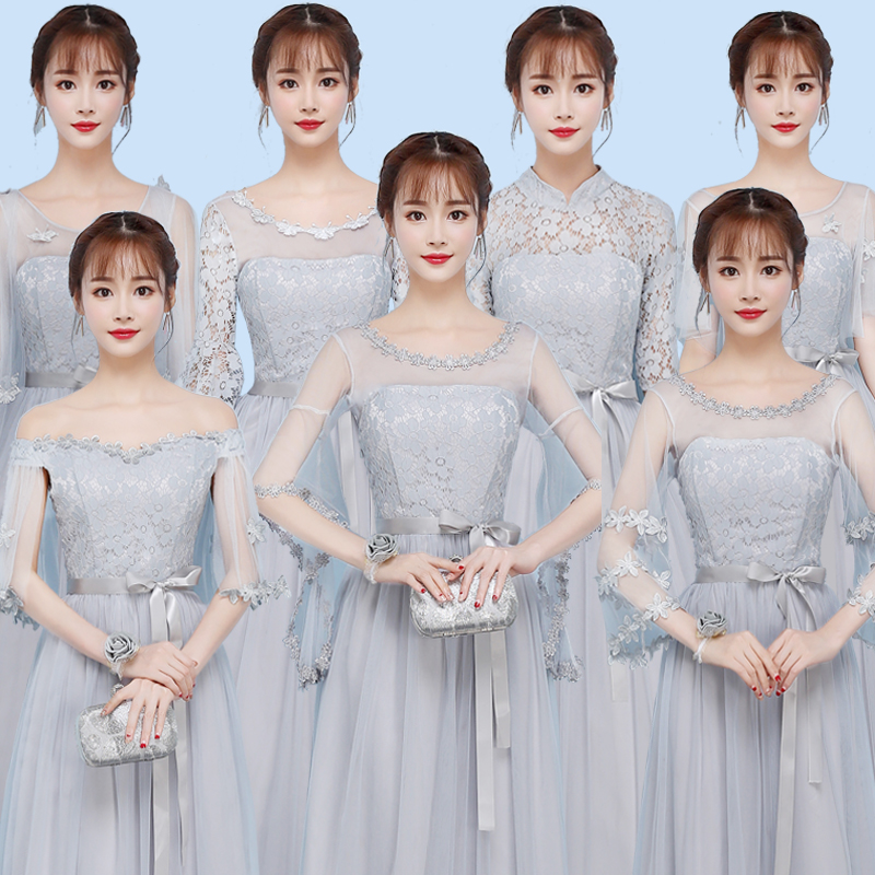 伴娘服甜美长款2019新款伴娘团姐妹裙大码修身婚礼演出合唱晚礼服在类目 女装/女士精品, 婚纱/旗袍/礼服, 礼服/晚装中 - 来自Buy2taobao.com提供专业的淘宝代购服务