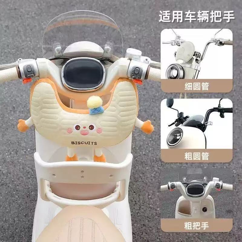 电动车前置儿童座椅防撞头枕加厚