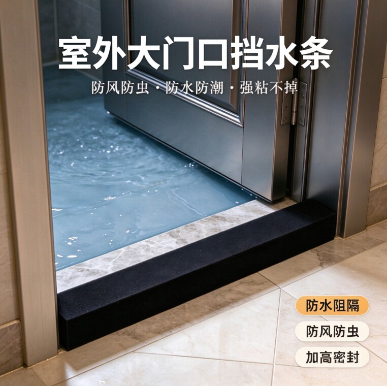 室外门口自粘加高防水挡水条