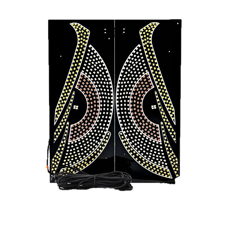 新品卡车动态恶魔之眼车贴屏usb