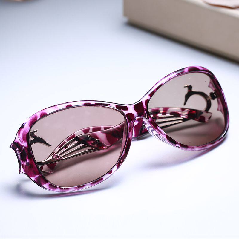 纯天然水晶石头眼镜中老年女士清凉养目墨镜平光开车防辐射太阳镜