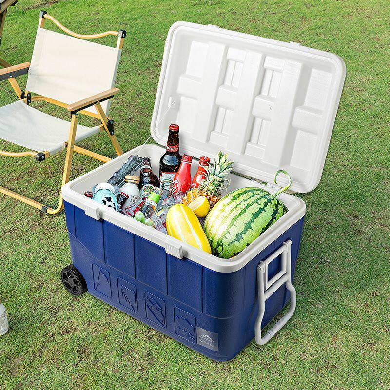 保温箱商用摆摊食品保鲜冰桶户外露营野餐带轮拉杆海钓冰块冷藏箱