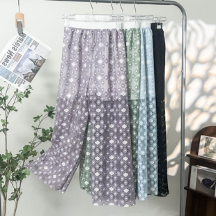 跌穿汉服内搭防走光安全裤蕾丝阔腿长裤旗袍内衬裤高腰松紧打底裤