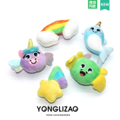 鞋 新款 花 花配饰洞洞鞋 饰卡通扣配件卡洛驰智必星毛绒卡通 Crocs鞋