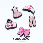 饰扣花可拆卸配件鞋 装 扣可爱创意搭配DIY芭蕾 趣味洞洞鞋 新款