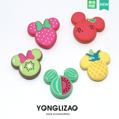 Crocs配饰洞洞鞋 饰品可爱卡通水果鞋 花 上装 扣卡骆驰配件 鞋 新款