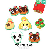 饰花DIY卡通动物森友会鞋 洞洞鞋 扣系列 适配Crocs鞋 装 配饰鞋 花